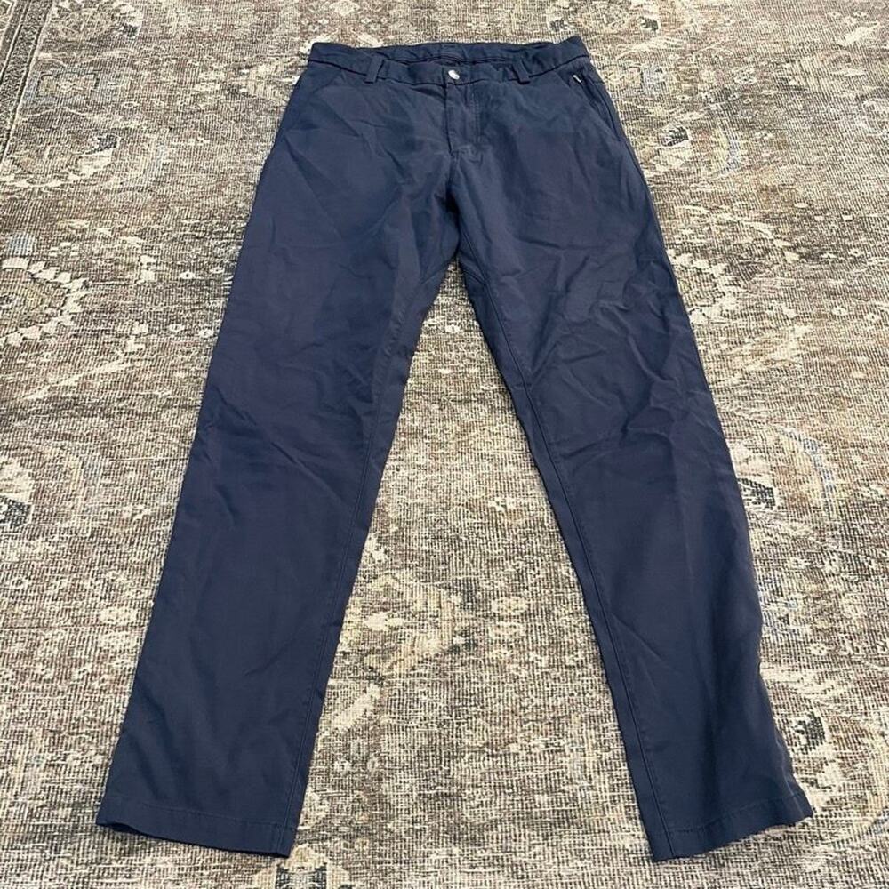 Lululemon ABC Pant Mens 30 Navy Blue Slim Fit Commission Chino Trousers
